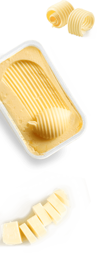 Open Packets of President Butter & Cheese President Butter & Cheese